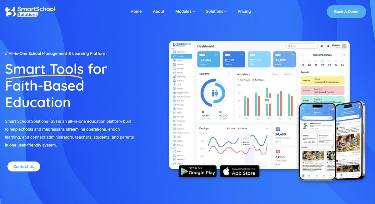 Smart School Solutions screen